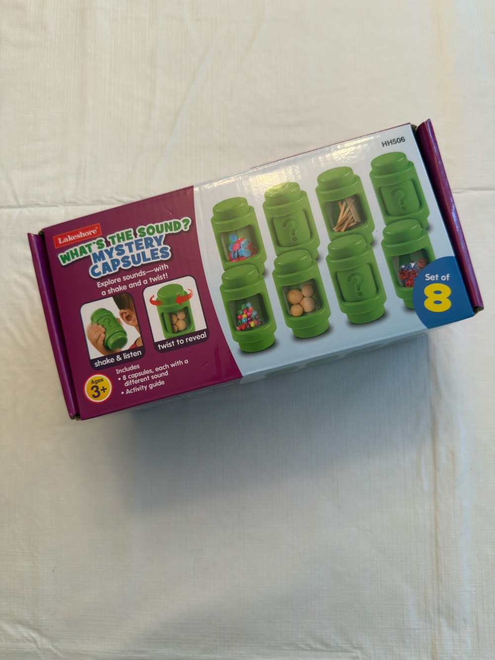 What’s The Sound? Caps & Sues Sensory Listening Game - Green